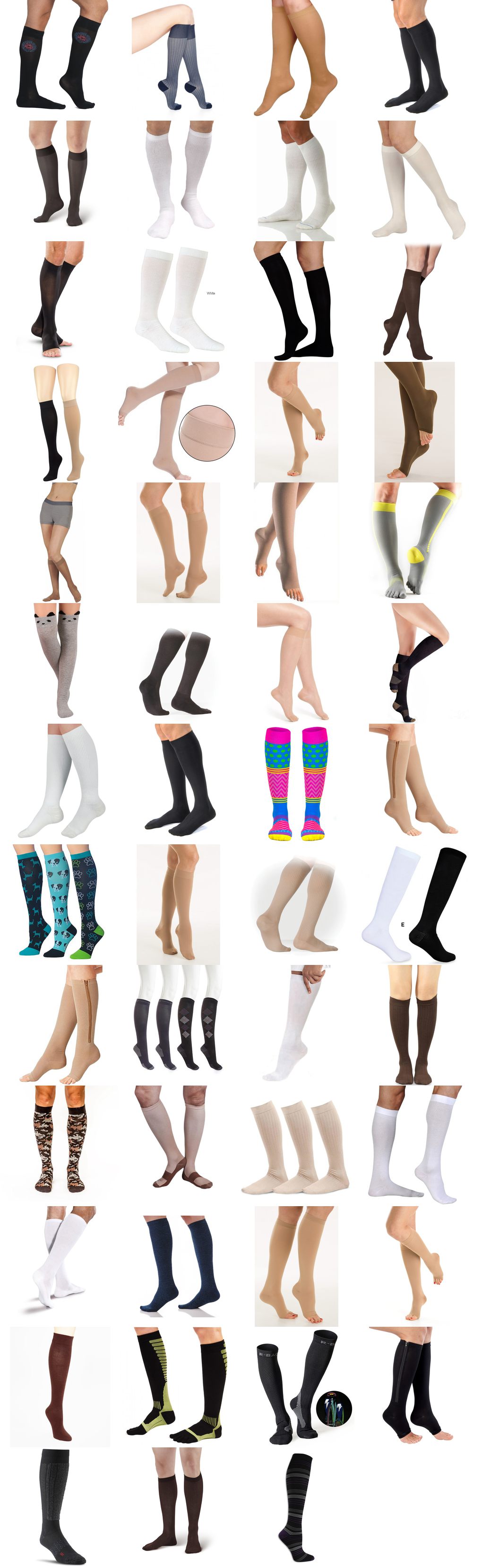 compression knee high socks